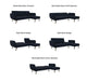 Novogratz 2276629NUK Sofa Beds 2,235 (W) x 800 (D) x 1,408 (H) mm
