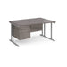 Dams International Wave Desk MC14WRP2SGO 1,400 x 725 x 800 - 990 mm