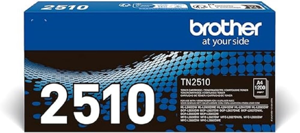 Brother TN-2510 - High capacity - black - original - box - toner cartridge - for P/N: HLL2400DWRE1, HLL2445DWRE1, MFCL2860DWE