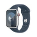 Apple - Band for smart watch - 45 mm - M/L (fits wrists 160-210 mm) - storm blue