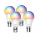 TP-Link Tapo Smart Wi-Fi Light Bulb Multicolour 4 Pack