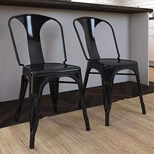 DOREL HOME Finn Chair 432 mm Black C009001UK 508.00 (W) x 432.00 (D) x 787.00 (H) mm