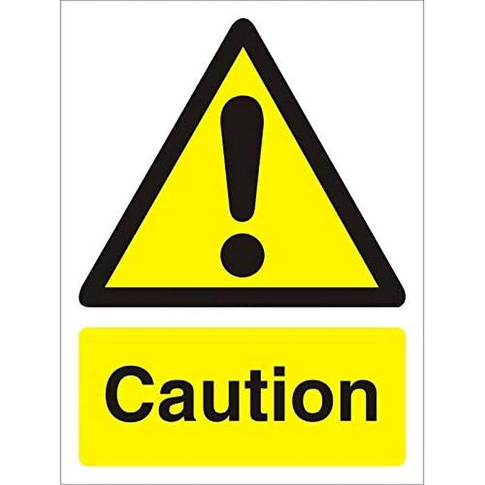 Warning Sign Caution Plastic 30 x 20 cm