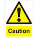 Warning Sign Caution Plastic 30 x 20 cm