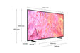 Samsung Q60C 75 Inch QLED 4K HDR 3 x HDMI Ports 2 x USB Ports Smart TV
