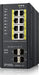 Zyxel RGS200-12P - Switch - Managed - 8 x 10/100/1000 (PoE+) + 4 x SFP - rack-mountable, DIN rail mountable - PoE+ (240 W) - DC power