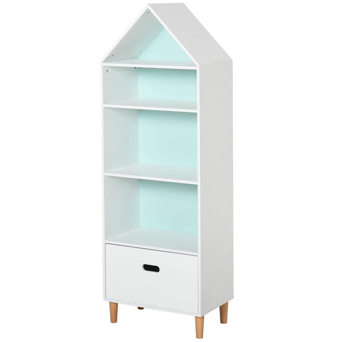 HOMCOM Kids Cabinet 311-011 White 300 x 500 x 1,420 mm