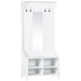 HOMCOM Storage Cabinet White 400 x 1,700 mm