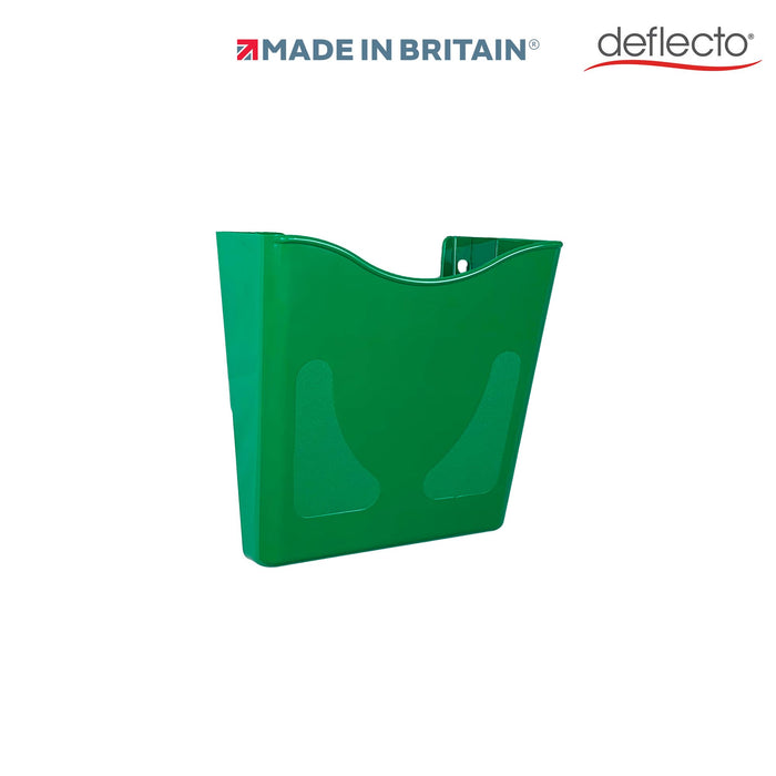 Deflecto A4 Literature Display Through Hole Green CP078YTGRN 26.5 x 10 x 26 cm