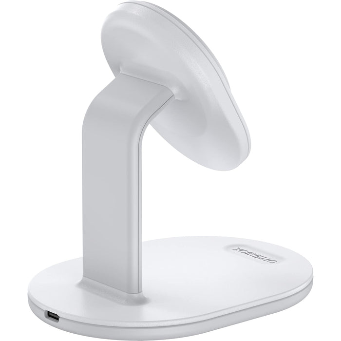 OtterBox - Wireless charging stand - for magsafe - 7.5 Watt - PD 2.0, PD 3.0 - lucid dreamer (white) - for Apple AirPods with MagSafe Charging Case, AirPods Pro, iPhone 12, 13, 14