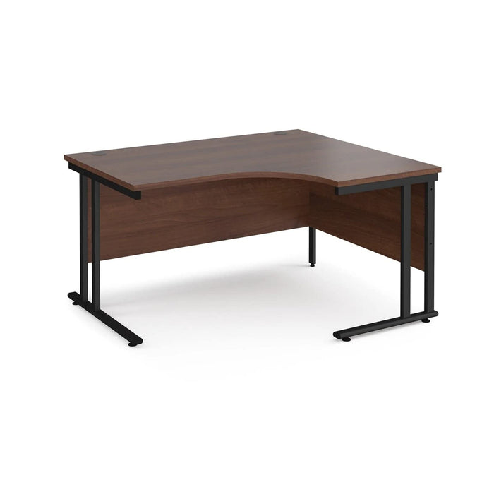 Dams International Right Hand Ergonomic Desk MC14ERKW 1,400 x 1,200 x 725 x 800 - 990 mm