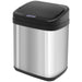 HOMCOM Trash Can Stainless Steel Chrome 25 x 42.5 cm