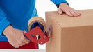 tesa Packing Tape Dispenser tesapack PVC Blue, Red 199 mm (W) x 66 m (L) Metal, Plastic 4120