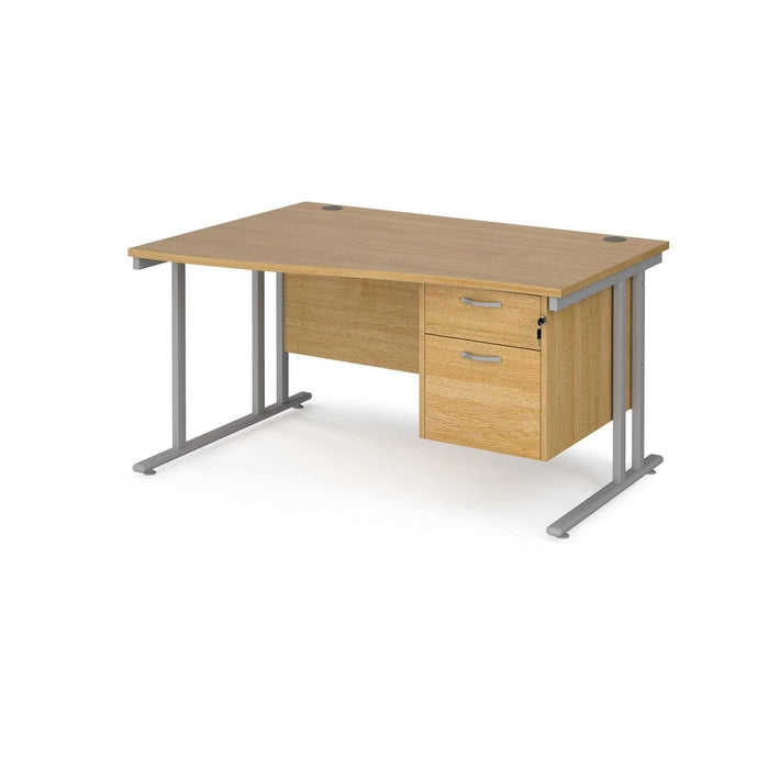 Dams International Wave Desk MC14WLP2SO 1,400 x 725 x 800 - 990 mm