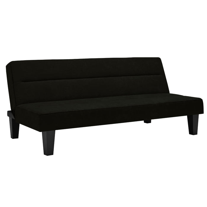 DOREL HOME 2 Seat Sofa BLACK VELVET Velvet 1,752.60 (W) x 812.80 (D) x 736.60 (H) mm