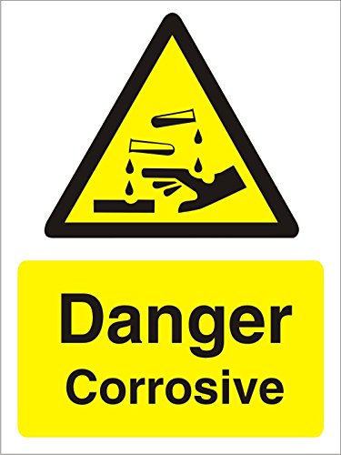 Warning Sign Corrosive Plastic 30 x 20 cm