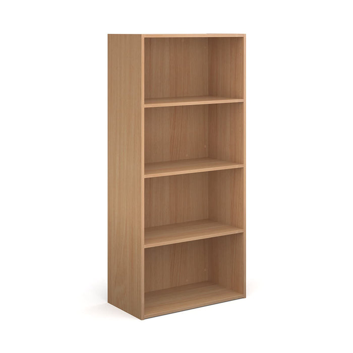 Dams International Bookcase with 3 Shelves Contract 25 756 x 408 x 1630 mm Beech