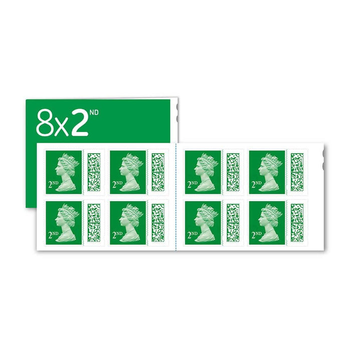 Royal Mail Postage Stamps 2nd Class UK Self Adhesive Pack of 8