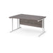 Dams International Wave Desk MC14WLWHGO 1,400 x 725 x 800 - 990 mm