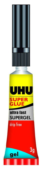 UHU Super Glue Gel Transparent 3g