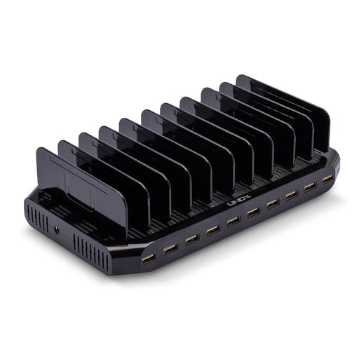 Lindy 10 Port Usb Chg Station Blk
