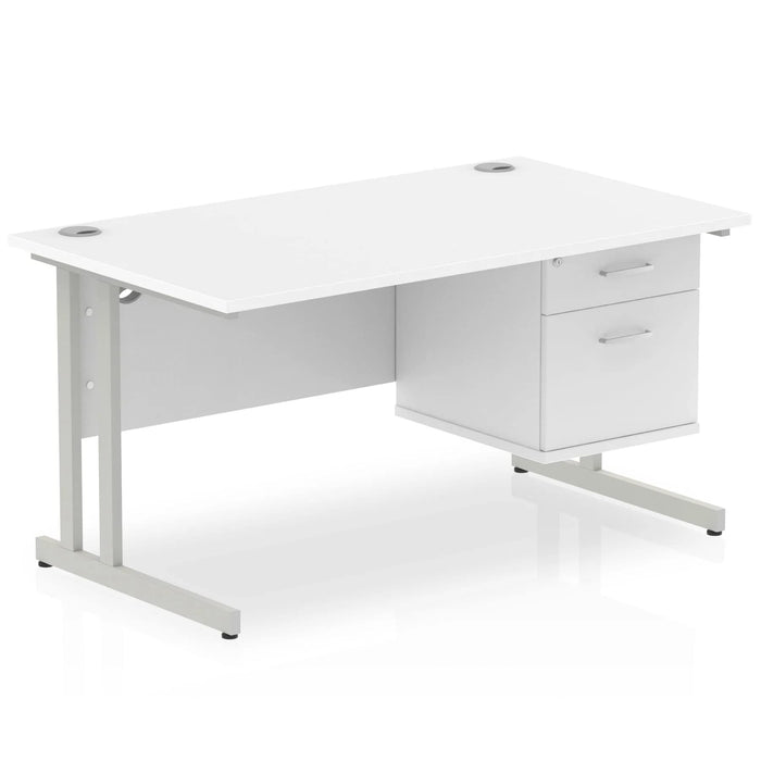 Dynamic Desk Impulse MI002206 White 1400 mm (W) x 800 mm (D) x 730 mm (H)