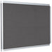 Bi-Office New Generation Notice Board Non Magnetic 180 (W) x 120 (H) cm Grey