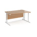Dams International Wave Desk MC14WRWHB 1,400 x 725 x 800 - 990 mm
