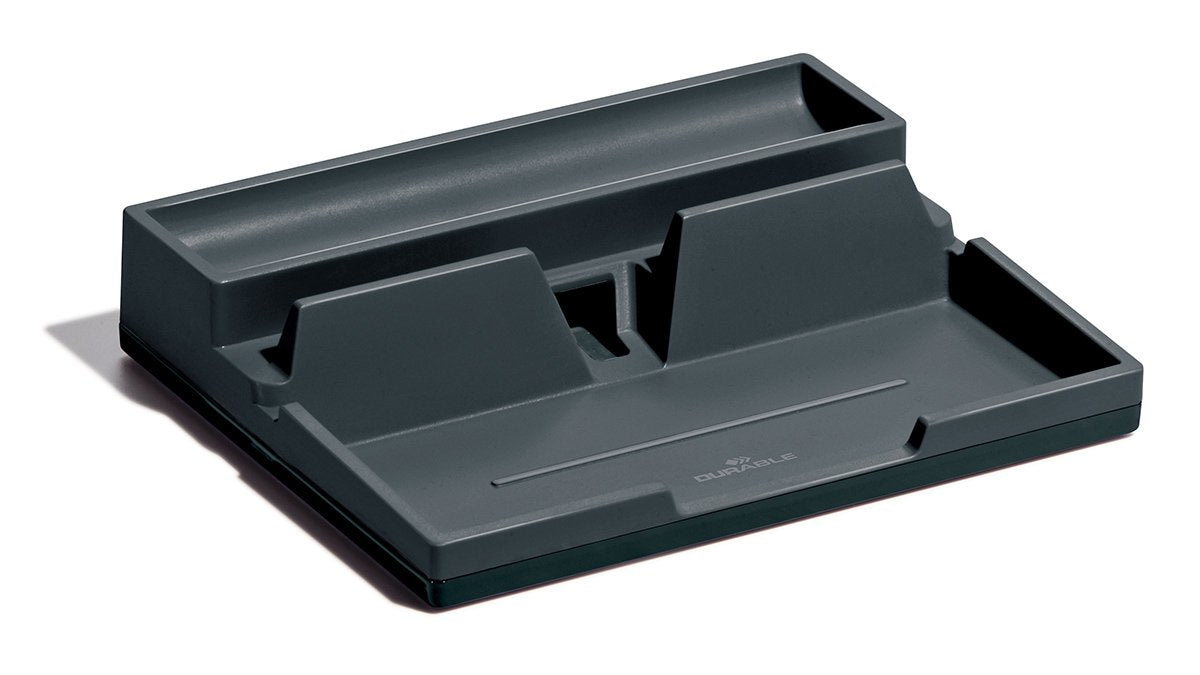 DURABLE Desk Organiser Varicolor ABS Charcoal 19 x 24 x 5 cm