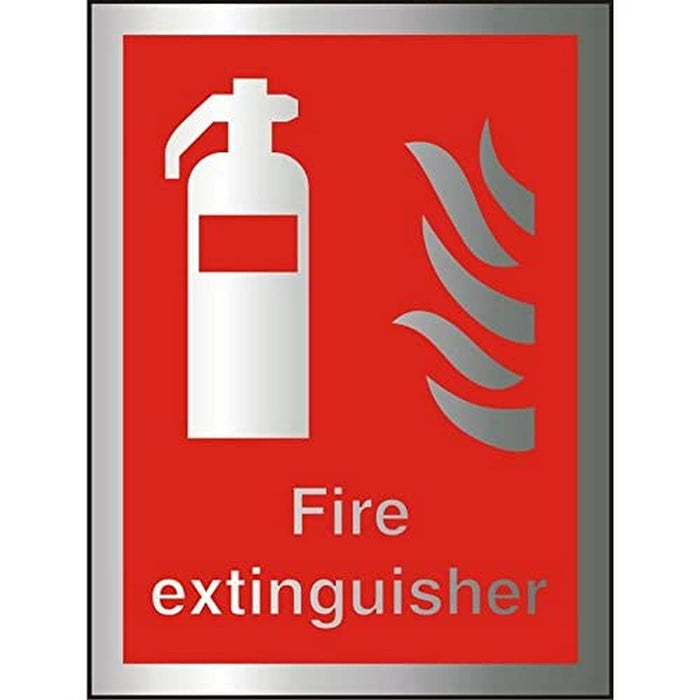 Fire Extinguisher Sign Fire Extinguisher Aluminium 20 x 15 cm