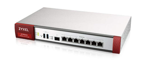 Zyxel ZyWALL ATP500 - Security appliance - GigE - H.323, SIP - 1U - cloud-managed - rack-mountable