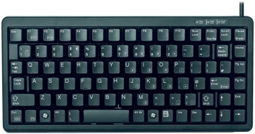 CHERRY Compact Lightweight Wired Keyboard G84-4100 QWERTY Black