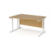 Dams International Wave Desk MC14WLWHO 1,400 x 725 x 800 - 990 mm