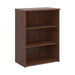 Dams International Bookcase with 2 Shelves Universal 800 x 470 x 1090 mm Walnut