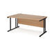 Dams International Wave Desk MC16WLKB 1,600 x 725 x 800 - 990 mm