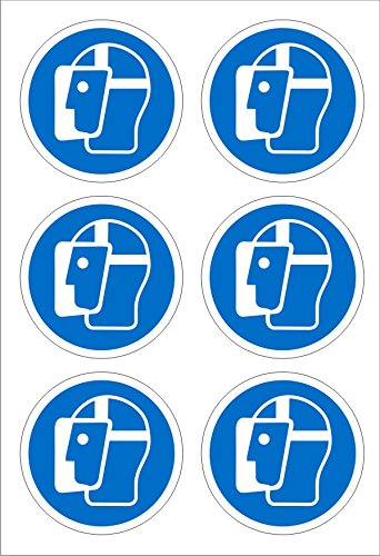 Mandatory Sign Face Protection Plastic