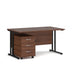 Dams International Straight Desk with 3 Drawer Pedestal SBK314W 1,400 x 800 x 725 mm