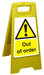 Floor Sign Out Of Order Polypropylene 60 x 30 cm