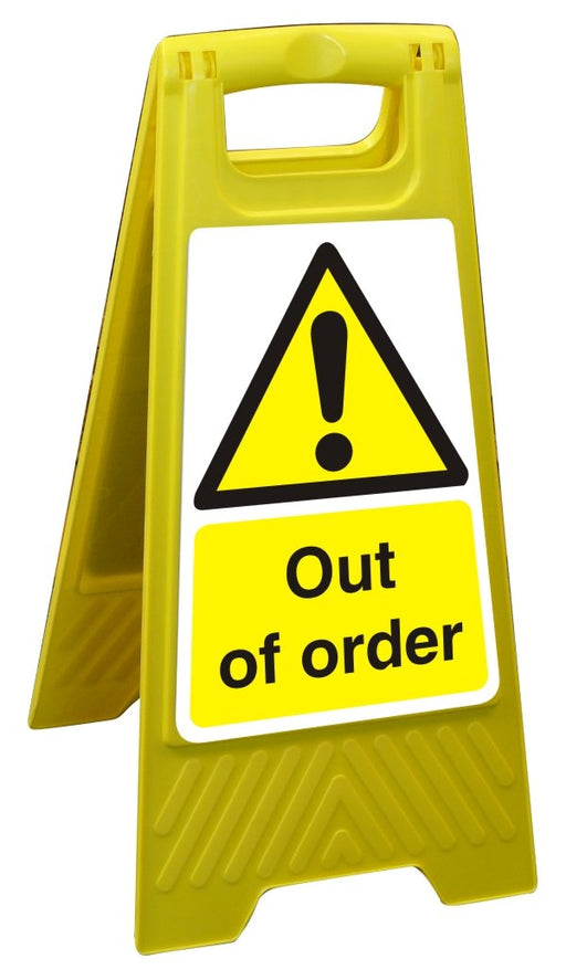Floor Sign Out Of Order Polypropylene 60 x 30 cm