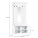 HOMCOM Storage Cabinet White 400 x 1,700 mm