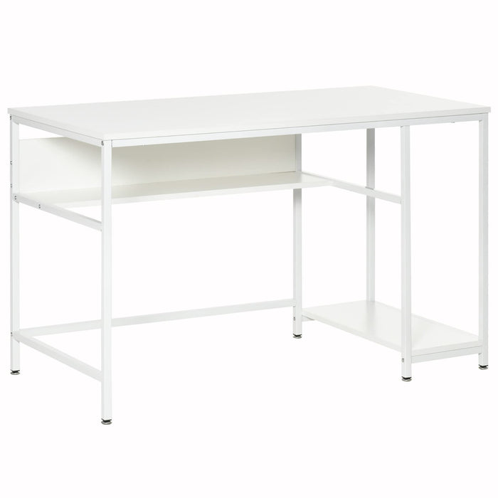 HOMCOM Computer Desk White 600 x 750 mm