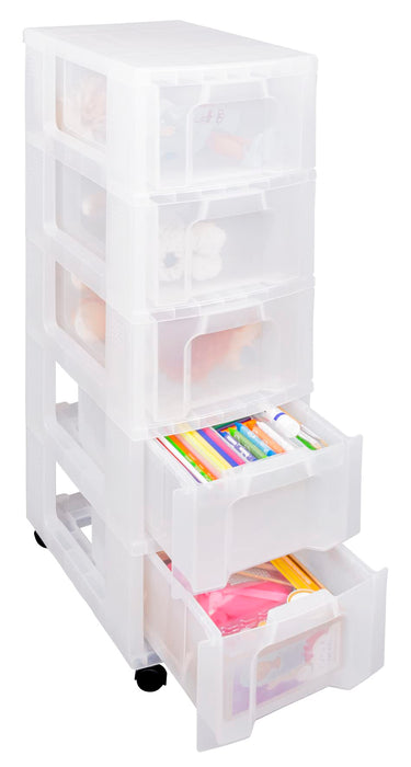 Really Useful Box Storage Box ST5X12CCB 5X12 L Transparent PP (Polypropylene) 30 x 42 x 100.5 cm