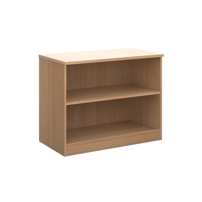 Dams International Bookcase with 1 Shelf Deluxe 1020 x 550 x 725 mm Beech