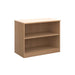 Dams International Bookcase with 1 Shelf Deluxe 1020 x 550 x 725 mm Beech