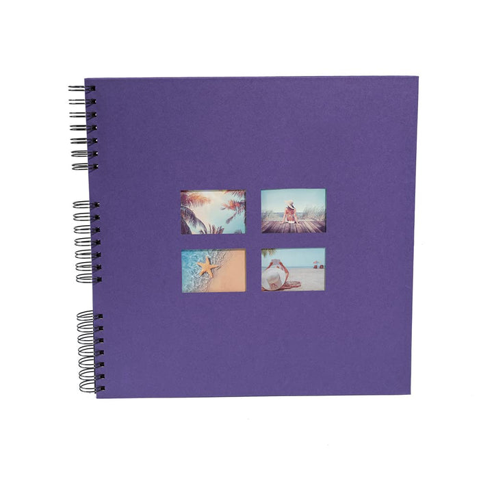 Exacompta Milano Photo Album Spiral Hardback Paper 33 x 35 x 3.3 cm Purple