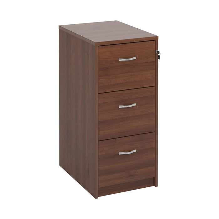 Dams International Filing Cabinet 3 Drawer LF3W Walnut 480 x 655 x 1,040 mm