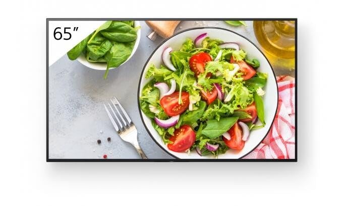 Sony Bravia Professional Displays FW-65BZ35L - 65" Diagonal Class BZ35L Series LED-backlit LCD display - digital signage - Android TV - 4K UHD (2160p) 3840 x 2160 - HDR - Direct LED