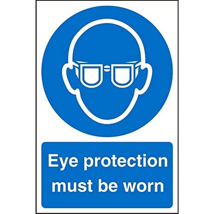 Mandatory Sign Eye Protection Plastic 60 x 40 cm
