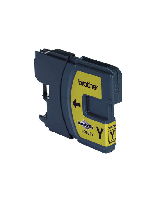 Brother LC980YBP - Yellow - original - blister - ink cartridge - for Brother DCP-145, 163, 165, 195, 365, 373, 375, 377, MFC-250, 255, 290, 295, 297