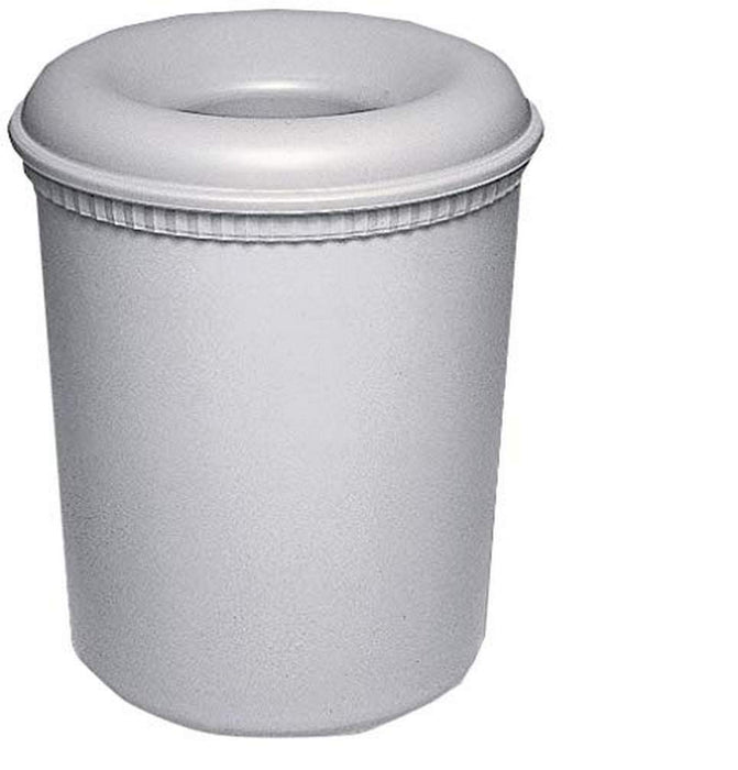 Exacompta Fire-Proof Waste Paper Bin 15L 35 cm Grey Pack of 3